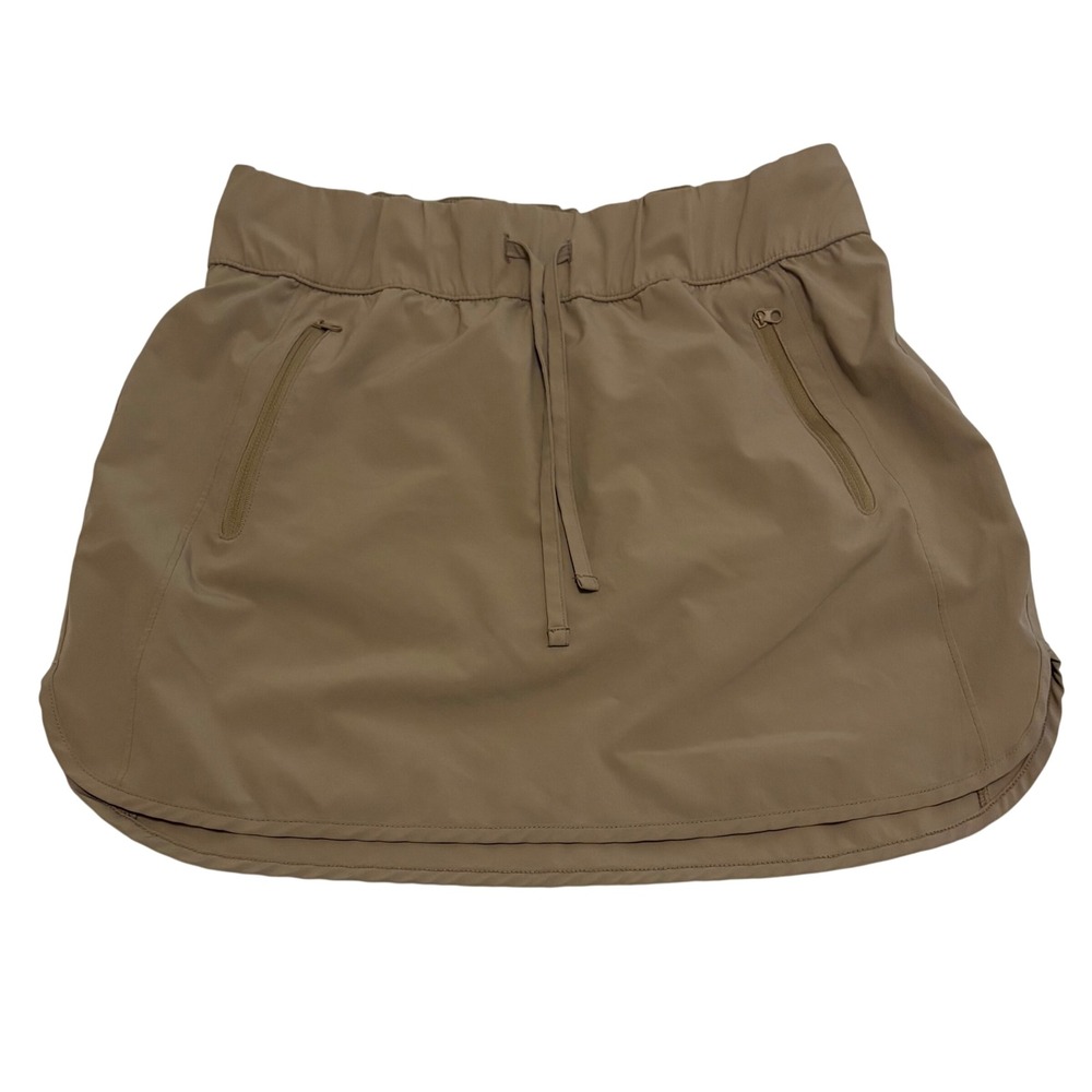 Magellan Outdoors Fish Gear Water Repellent Athletic Skort M Taupe Hiking - Picture 2 of 7